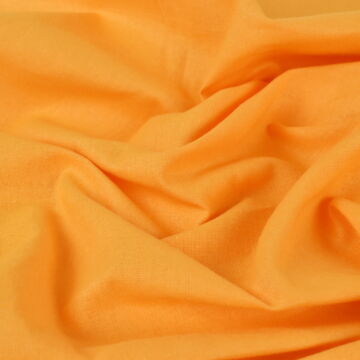 Pamutvászon, festett – Narancssárga színű üni