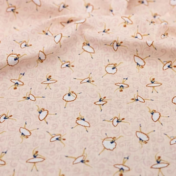 Pamutvászon – Balerina mintával