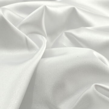 Blúz szatén –  Fehér színben, elasztikus