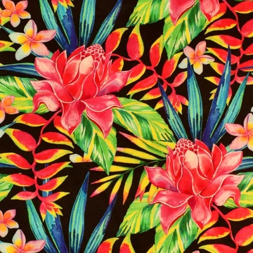 Flokon – Pink színű nagy virágos mintával, DigitalPrint (9)