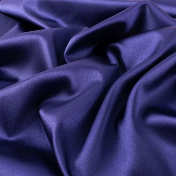 Blúz szatén –Sötétkék színben, elasztikus