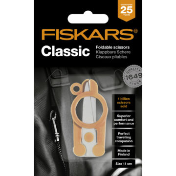 Fiskars Classic összecsukható olló, 11 cm