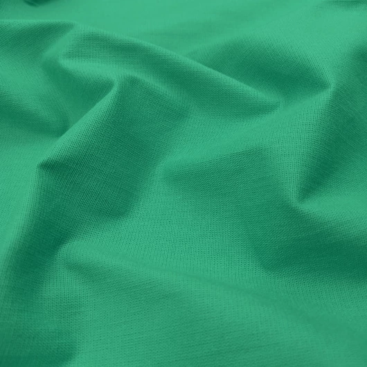 Lenhatású vászon - Sötét menta színben, enyhén elasztikus