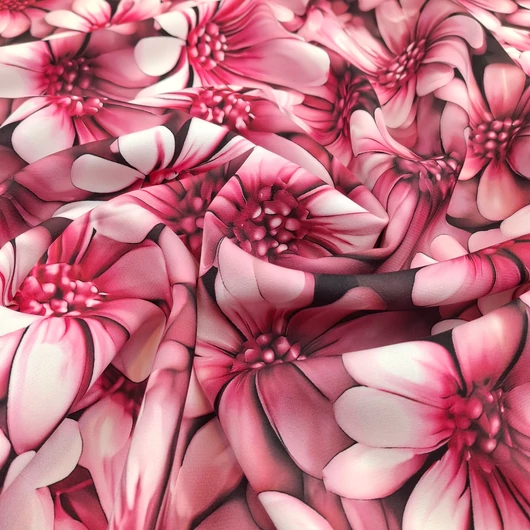 Barbi, Digital Print – Pink színű nagy margaréta mintával