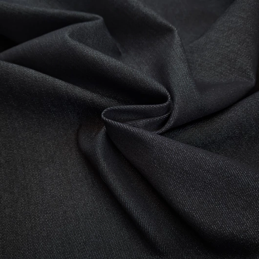 Farmer vászon, elasztikus - Sötétkék színben