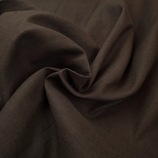 Len anyag – Sötétbarna színben