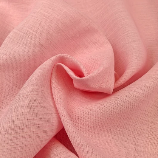 Len anyag – Rózsaszín színben