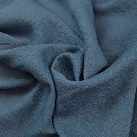 Len-viszkóz anyag — Farmerkék színben