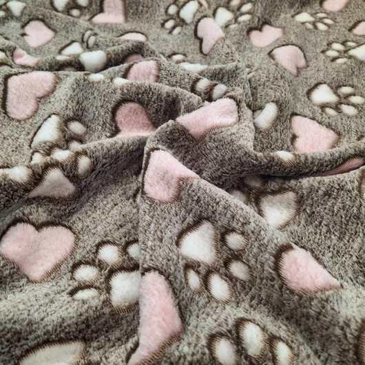 Wellsoft (Léda) - Tappancs és szivecske mintával Wellsoft (Léda) - Tappancs és szivecske mintával