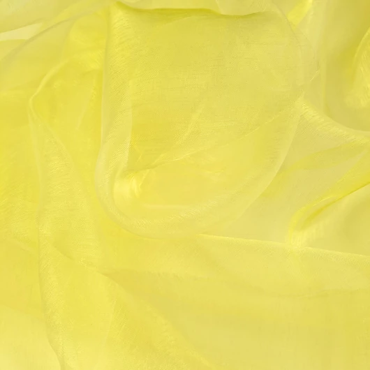 Organza - Citromsárga színben, extra széles