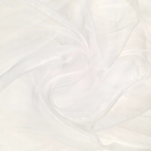 Organza - Törtfehér színben, extra széles