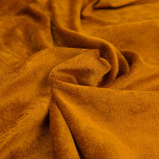 Elasztikus plüss - Aranybarna színben