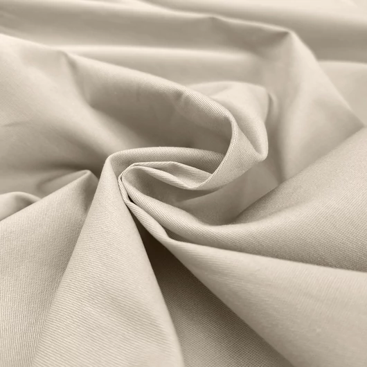 Elasztikus pamutszövet – Halvány melegszürke színben