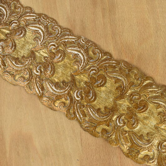 Dekor szalag – Arany színben, 12,5cm
