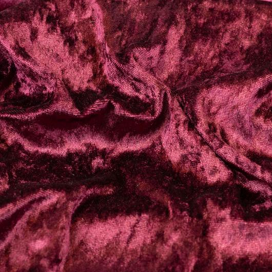 Plüss velúr – Bordó színben, elasztikus