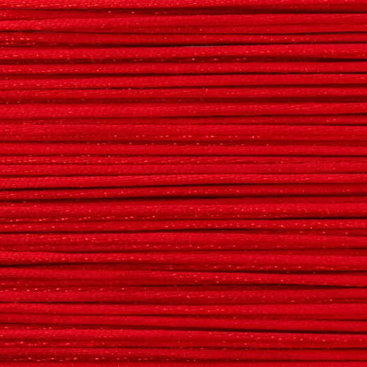Szatén zsinór – Patkányfarok piros színben, 2mm