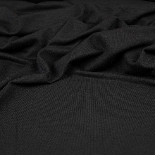 Viszkóz jersey – Fekete színben