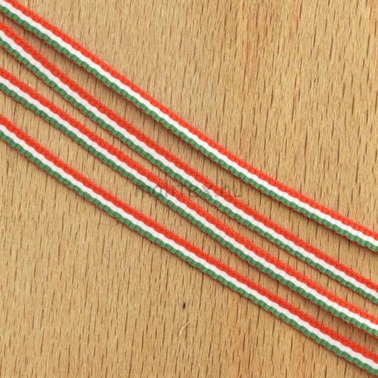 Nemzeti szalag – Magyar nemzeti színű szövött szalag, 4mm