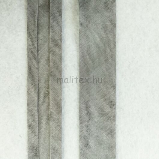 Ferdepánt - Pamut, 20mm, világosszürke (7094)