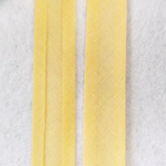 Ferdepánt - Pamut, 20mm, napsárga  (7007)