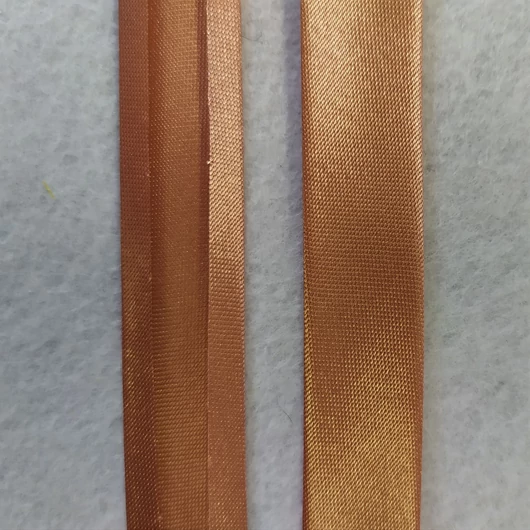Ferdepánt - Szatén, 20mm, világosbarna (6466)