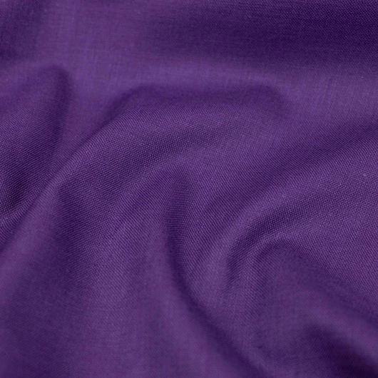 Pamutvászon, festett – Sötétlila színű üni