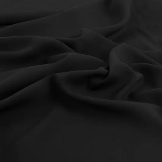 Viszkóz selyem – Fekete színben