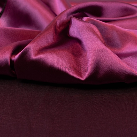 Kétfalas szatén – Ciklámenes lila színben, elasztikus