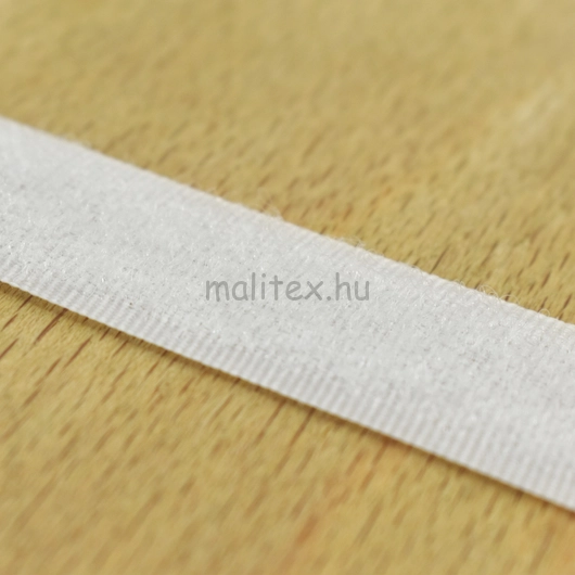 Varrható tépőzár – Fehér színben, bolyhos, 2cm
