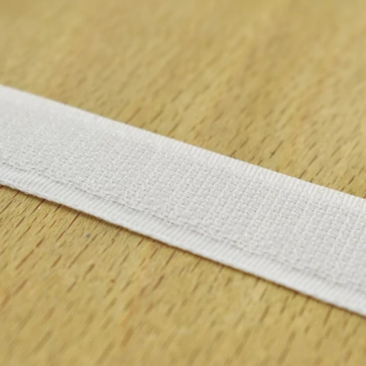 Varrható tépőzár – Fehér színben, horgos, 2cm