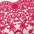 Kép 3/4 - Hímzett tüll csipke csipke – Pink színben