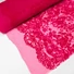 Kép 4/6 - Alkalmi tüll – Bársonyos mintával, pink színben
