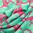 Kép 2/4 - Flokon - Pink alapon türkiz virág mintával