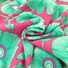 Kép 1/4 - Flokon - Pink alapon türkiz virág mintával