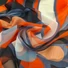 Kép 1/5 - Muszlin – Narancssárga-kék absztrakt mintával