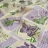 Kép 2/3 - Pamutvászon - Levendula kollázs mintával Kép 2/3 - Pamutvászon - Levendula kollázs mintával