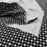 Kép 2/4 - Pamut szatén, elasztikus - Fekete-fehér retro mintával