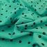Kép 1/4 - Scuba Crepe – Menta színű alapon pöttyös mintával