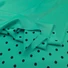 Kép 3/4 - Scuba Crepe – Menta színű alapon pöttyös mintával