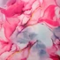 Kép 2/4 - Selyem – Super soft Rózsaszín és lila márványos mintával