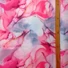 Kép 4/4 - Selyem – Super soft Rózsaszín és lila márványos mintával