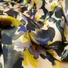 Kép 2/4 - Viszkóz szatén "Blumarine" - Akvarell hatású virág mintával