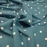 Kép 1/3 - Tencel szövet, Denim – Középkék alapon fehér pöttyös mintával