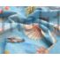 Kép 4/6 - Dekorvászon – Színes tengeri csillag, kagyló és csigaház mintával, LONETA