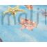 Kép 6/6 - Bútorvászon – Színes tengeri csillag, kagyló és csigaház mintával, LONETA