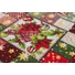 Kép 4/4 - Dekorvászon – Patchwork stílusú mikulásvirágos mintával, LONETA