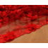 Kép 3/5 - 3D tüll csipke – Piros színben, két oldalon bordűrös