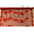 Kép 2/5 - 3D tüll csipke – Piros színben, két oldalon bordűrös