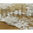 Kép 4/6 - 3D tüll csipke – Tört fehér színben, két oldalon bordűrös