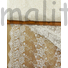 Kép 2/6 - Bordűrös tüll csipke – Tört fehér színben, indázó virág mintával